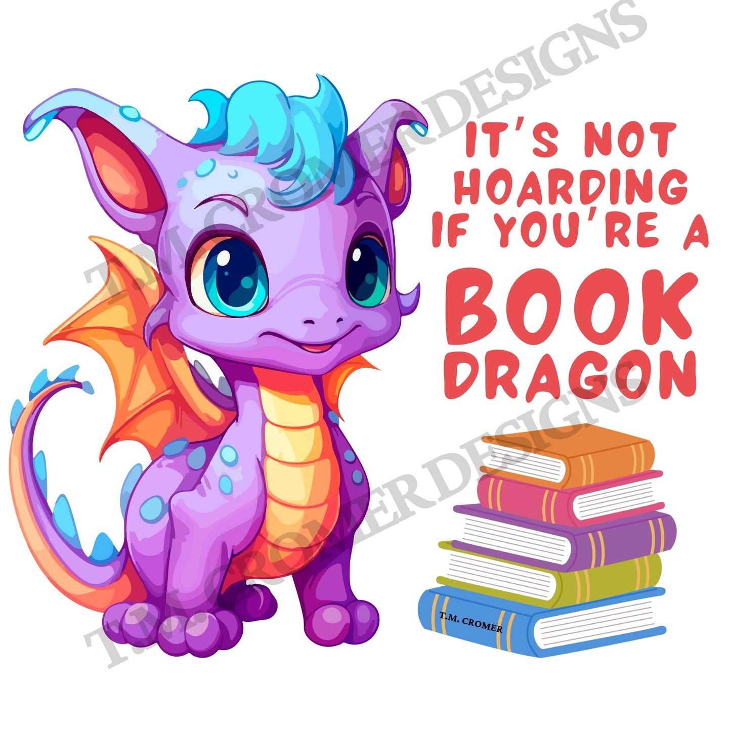 Book Dragon - Stainless Steel Water Bottle