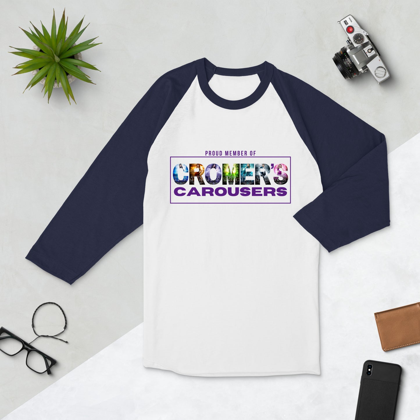 Carousers - 3/4 Sleeve Raglan Shirt
