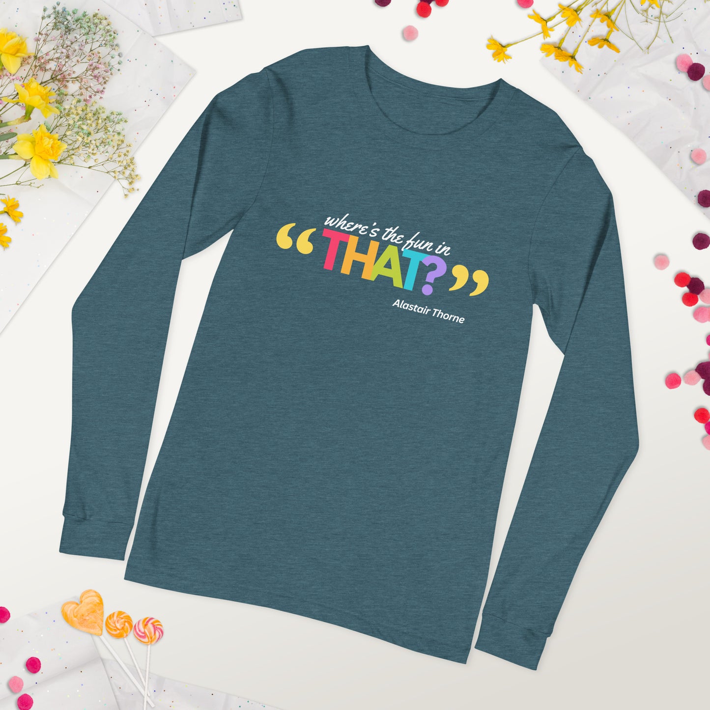 Alastair Quote - Unisex Long-Sleeve Tee