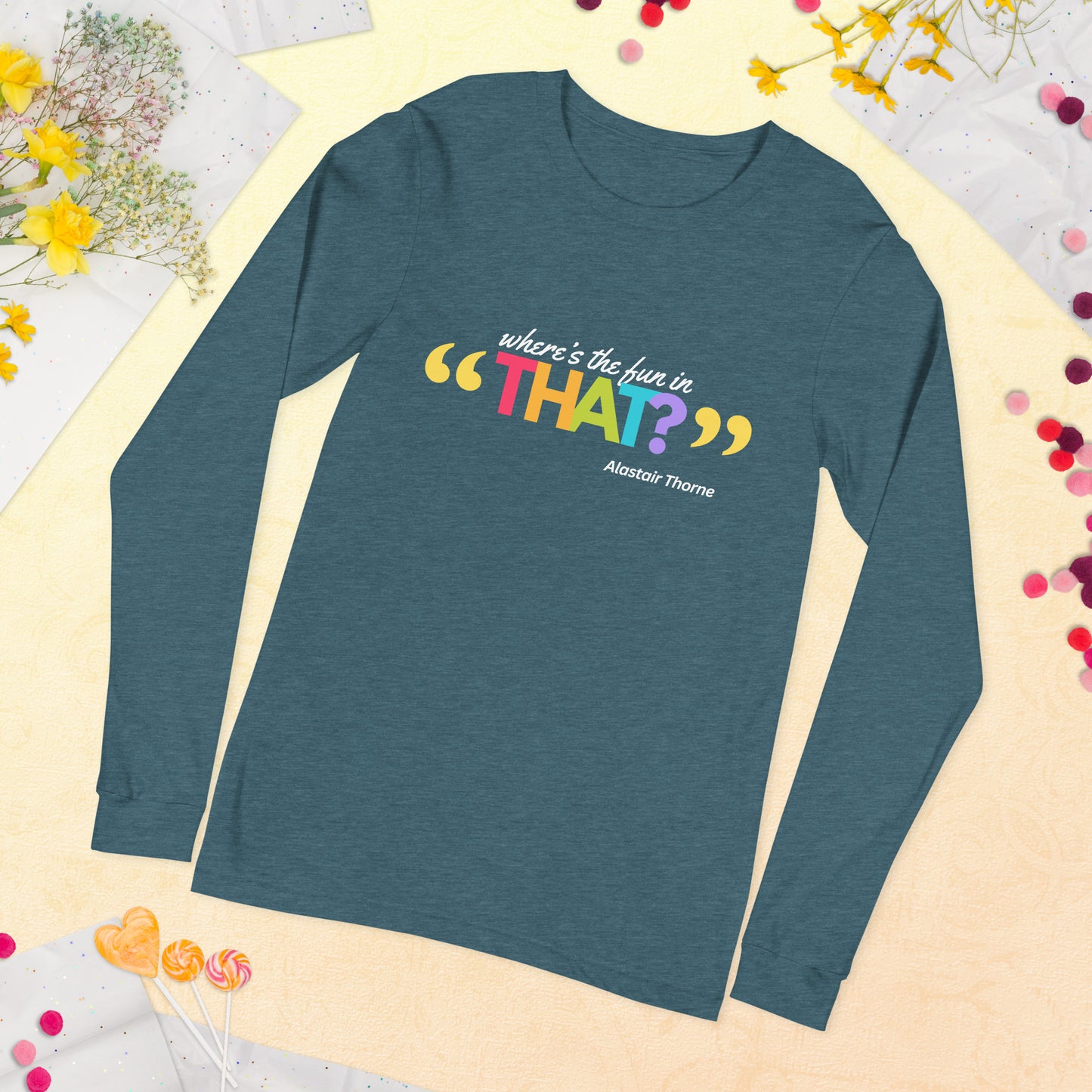 Alastair Quote - Unisex Long-Sleeve Tee