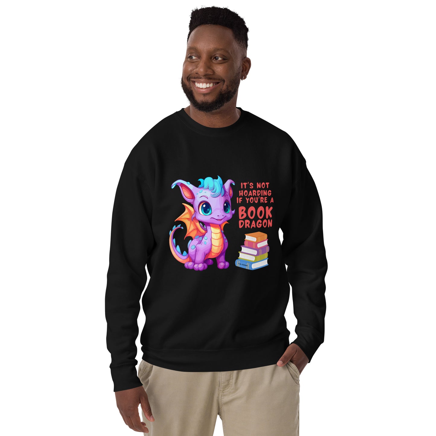 Book Dragon - Unisex Premium Sweatshirt