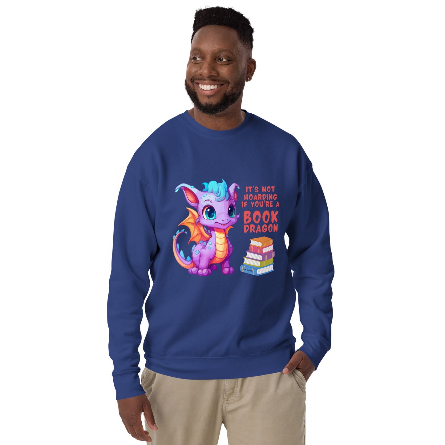 Book Dragon - Unisex Premium Sweatshirt