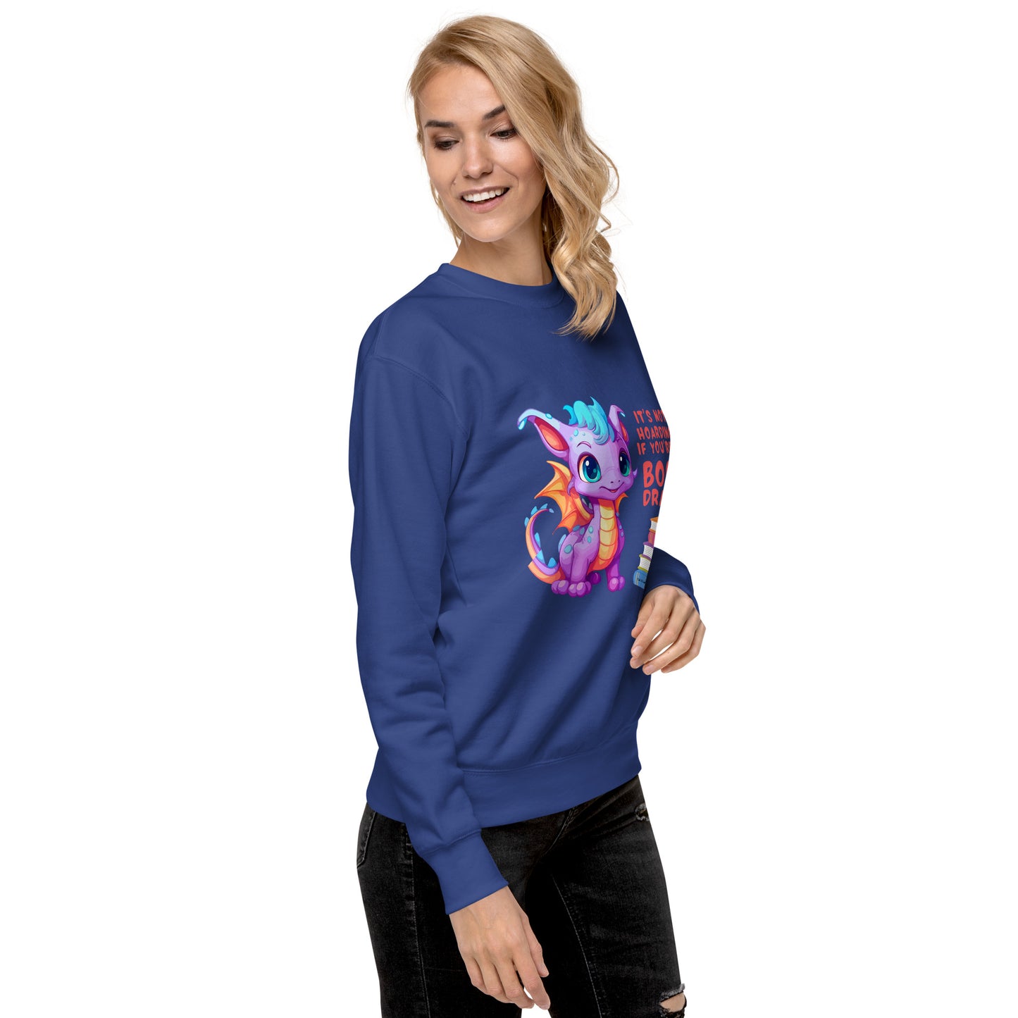 Book Dragon - Unisex Premium Sweatshirt