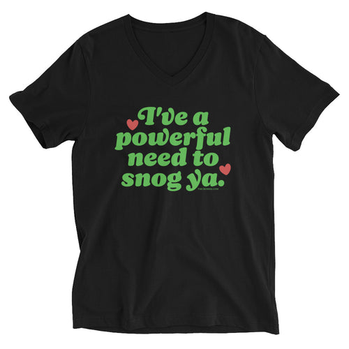 Snog Ya - Unisex V-Neck T-Shirt