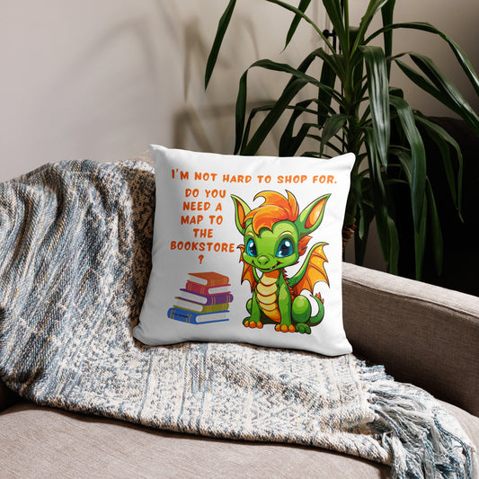 Shop Book Dragon - Basic Pillow