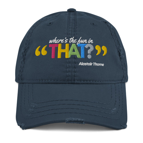 Alastair Quote - Distressed Dad Hat