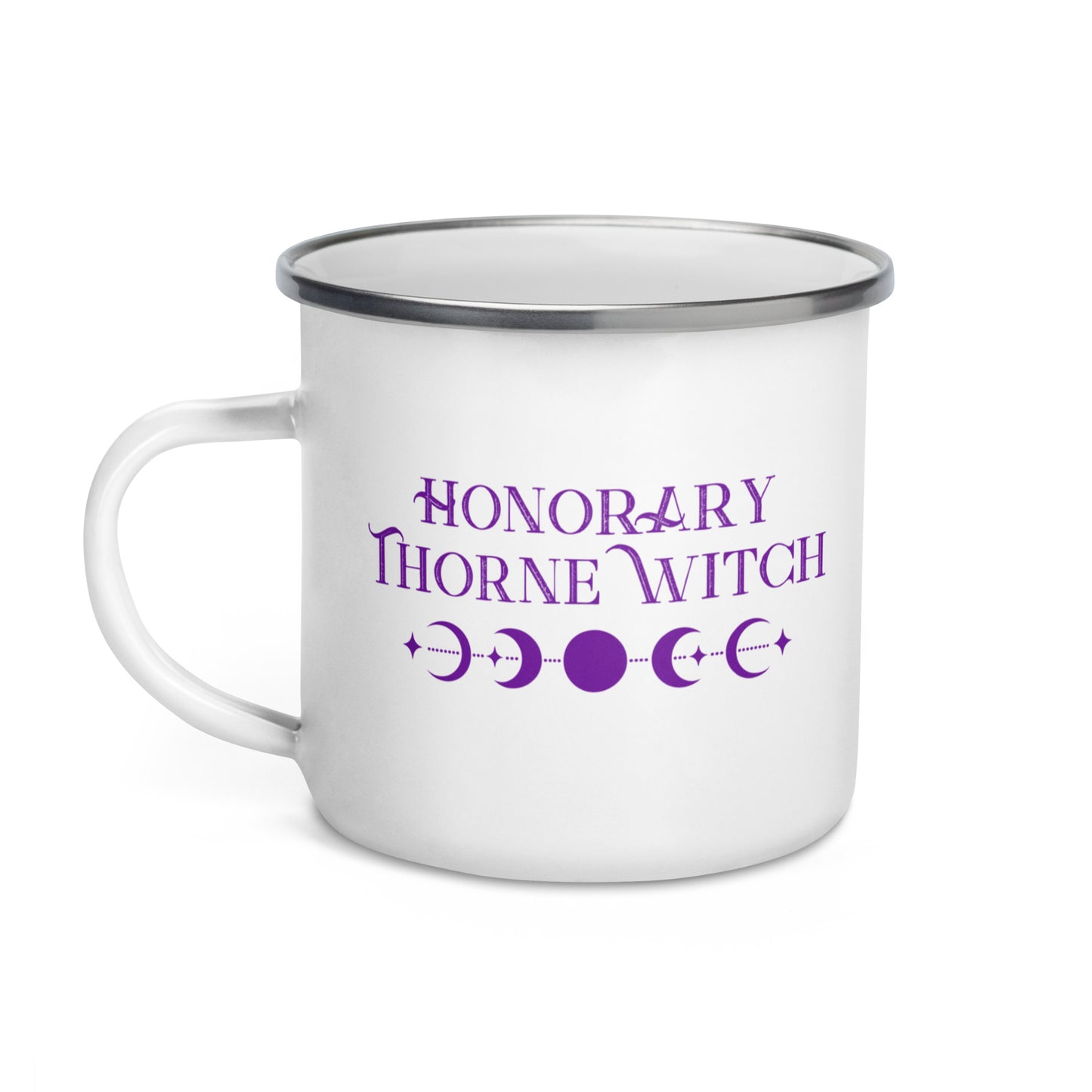 Honorary Thorne Witch - Enamel Mug (Moons)