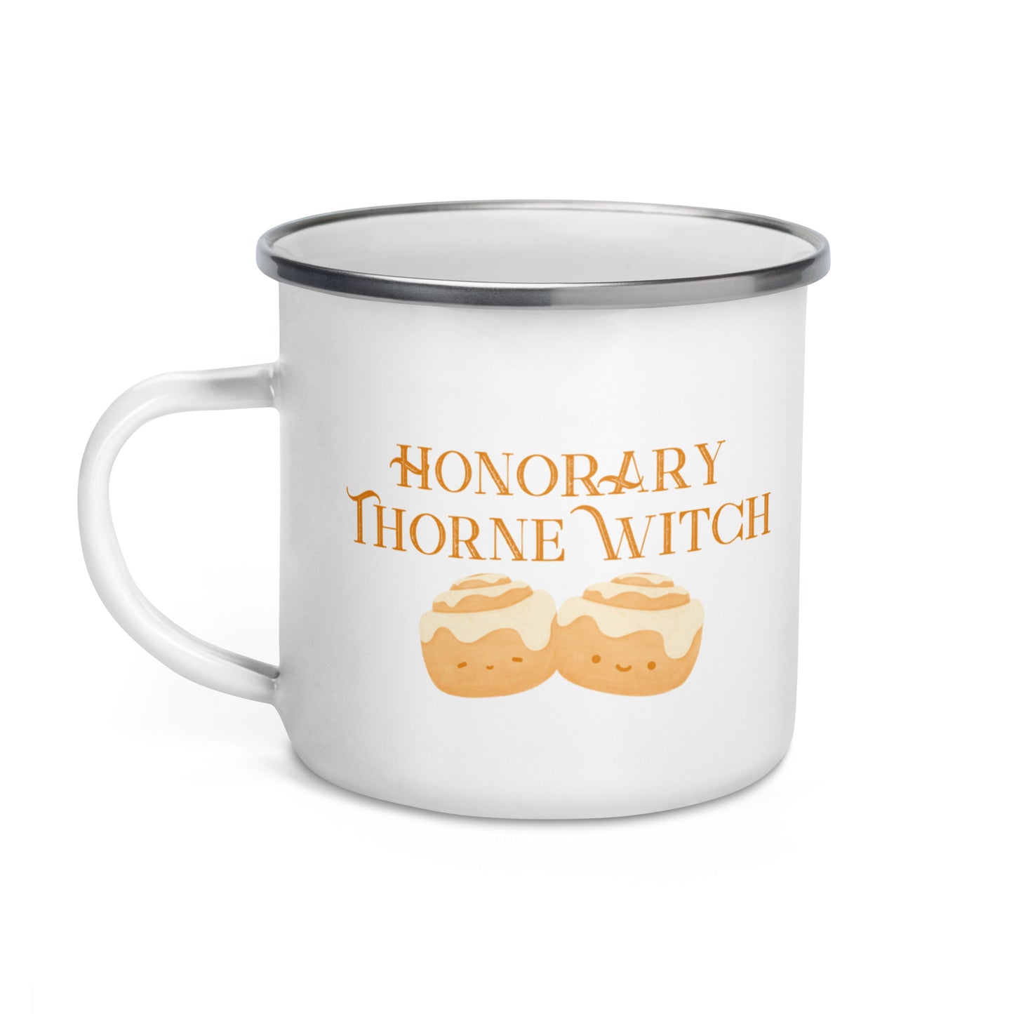 Honorary Thorne Witch - Enamel Mug (Cinnamon Rolls)