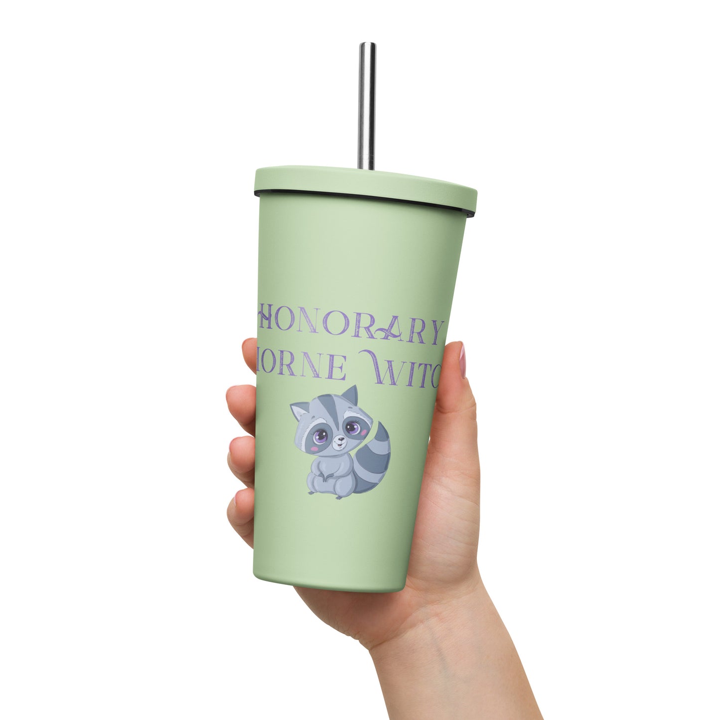 Honorary Thorne Witch - Insulated Tumbler with Straw (Trash Panda)