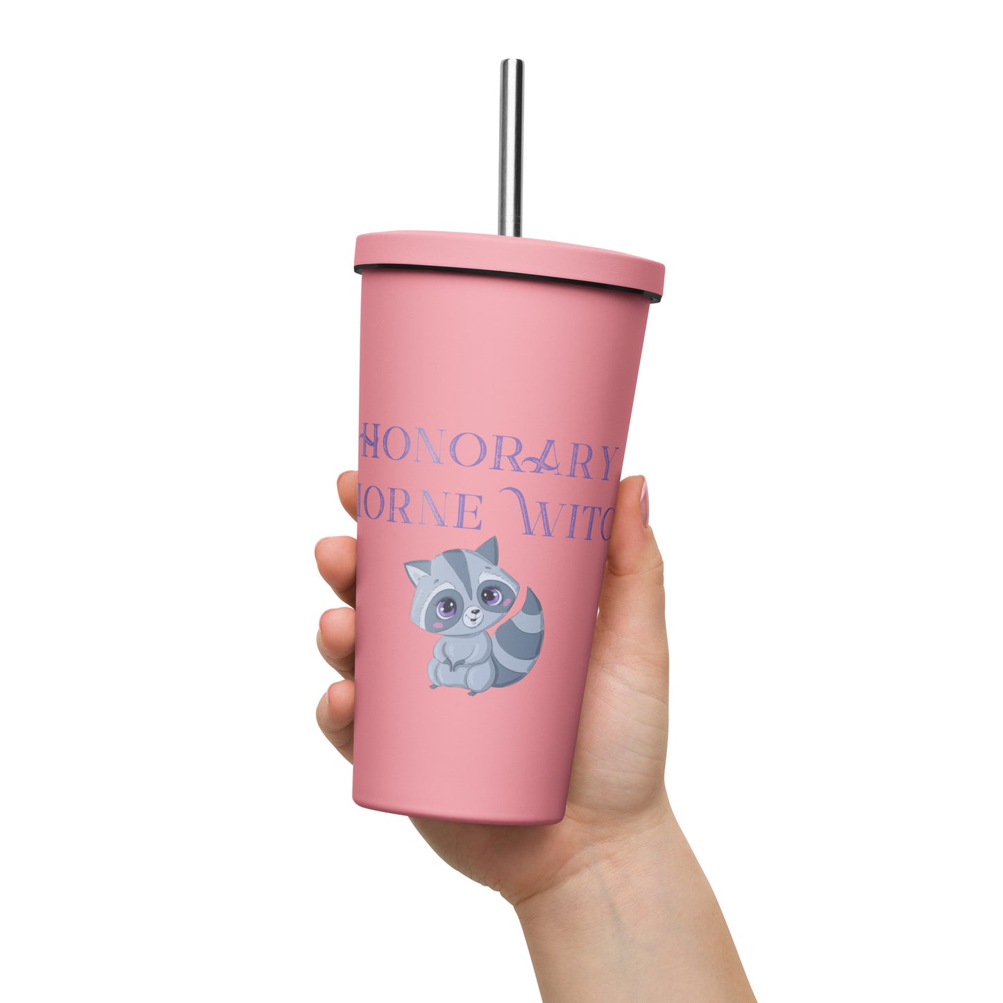 Honorary Thorne Witch - Insulated Tumbler with Straw (Trash Panda)