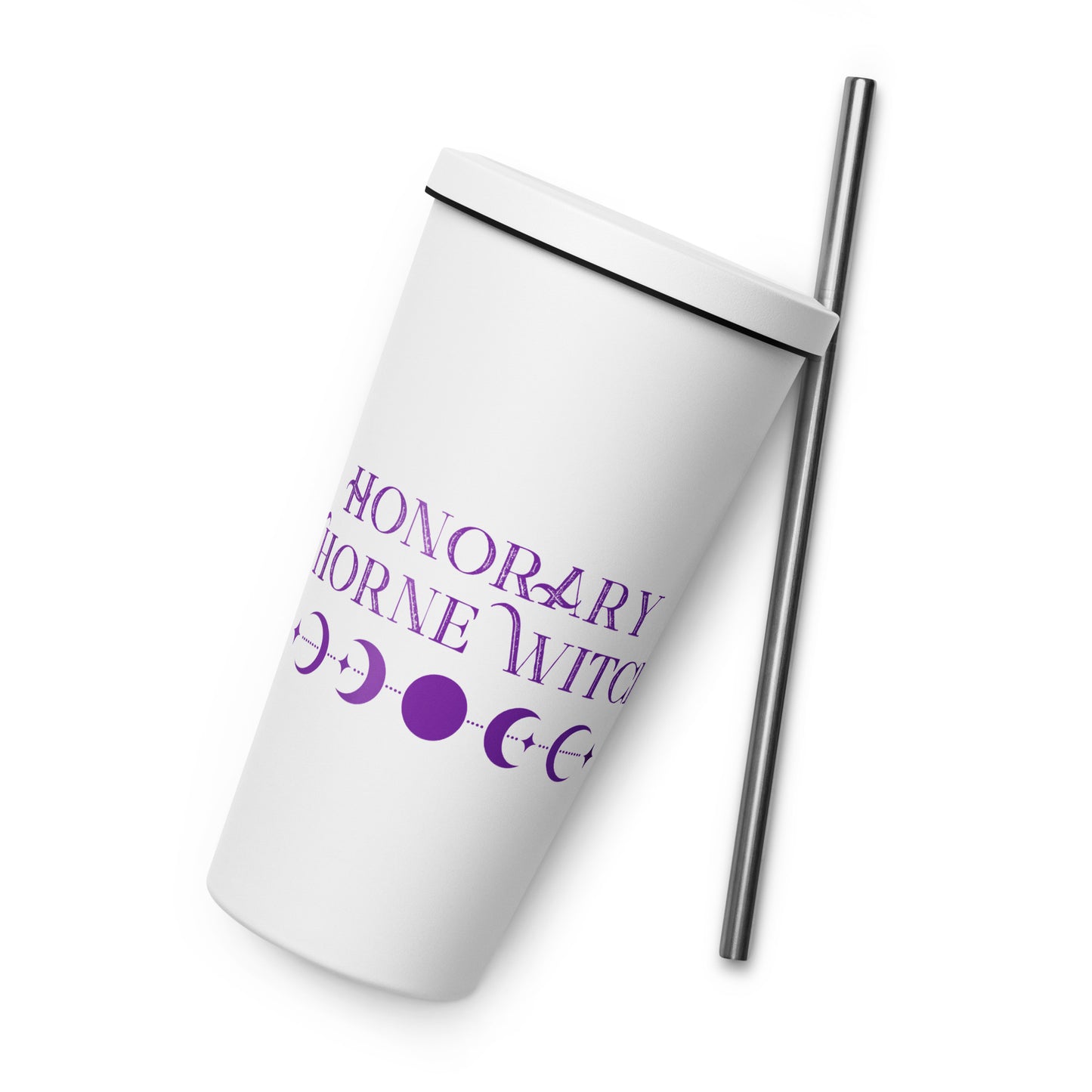 Honorary Thorne Witch - Insulated Tumbler with Straw (Moons)