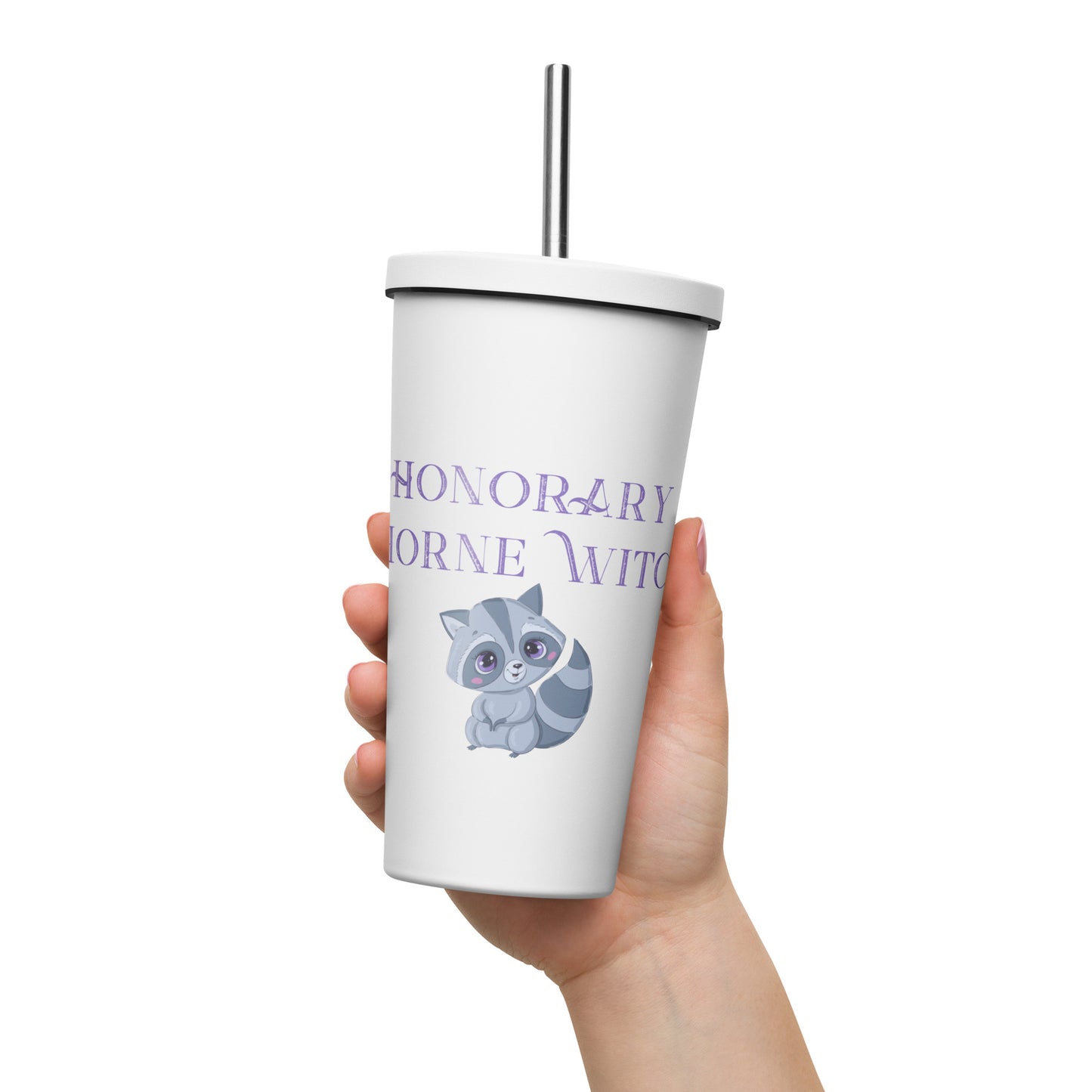 Honorary Thorne Witch - Insulated Tumbler with Straw (Trash Panda)