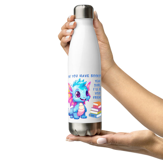 Friend Book Dragon - Stainless Water Bottle