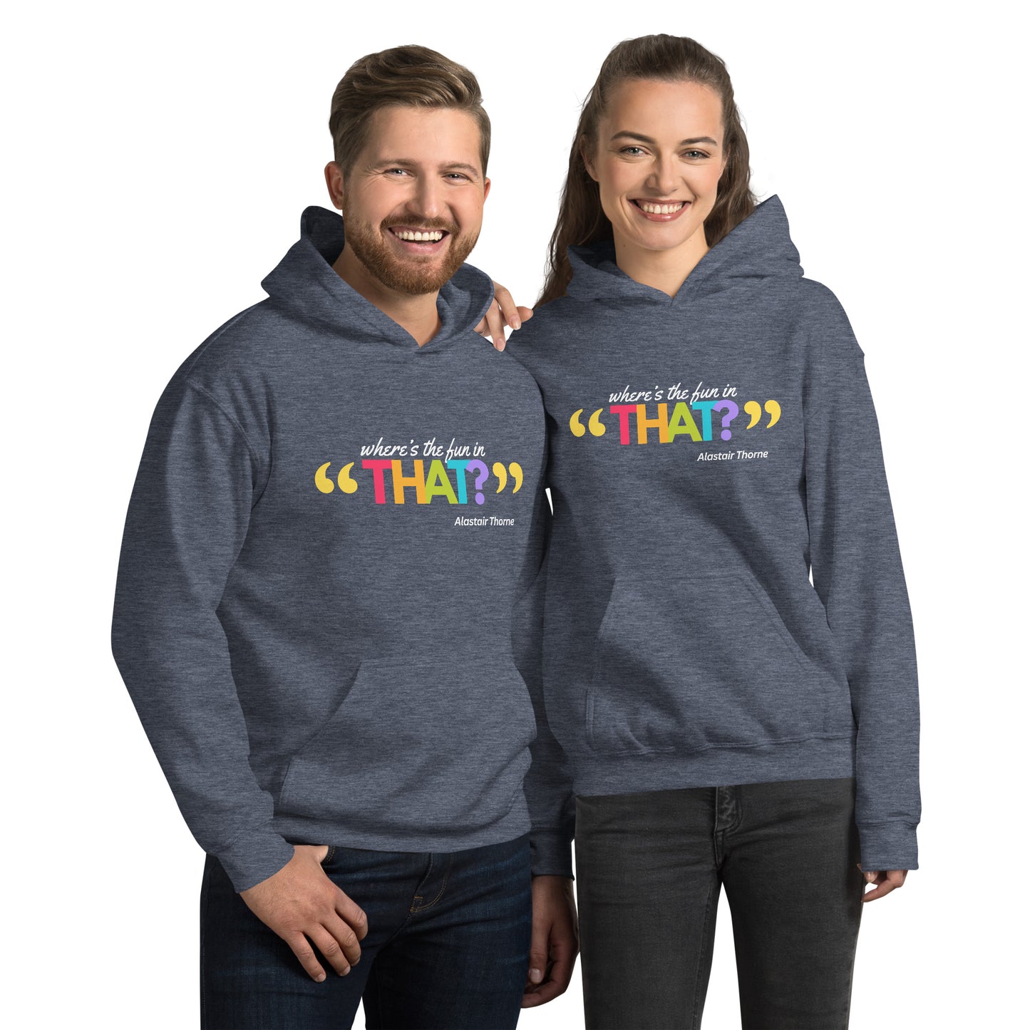 Alastair Zitat - Unisex Kapuzenpullover