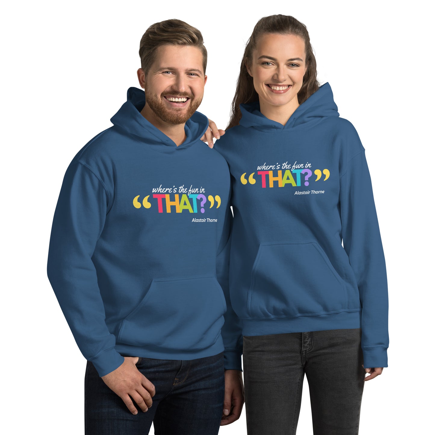 Alastair Zitat - Unisex Kapuzenpullover