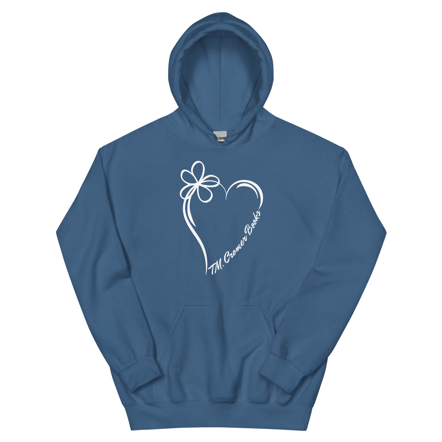 TMC Books Heart - Unisex Hoodie (white/cream design)