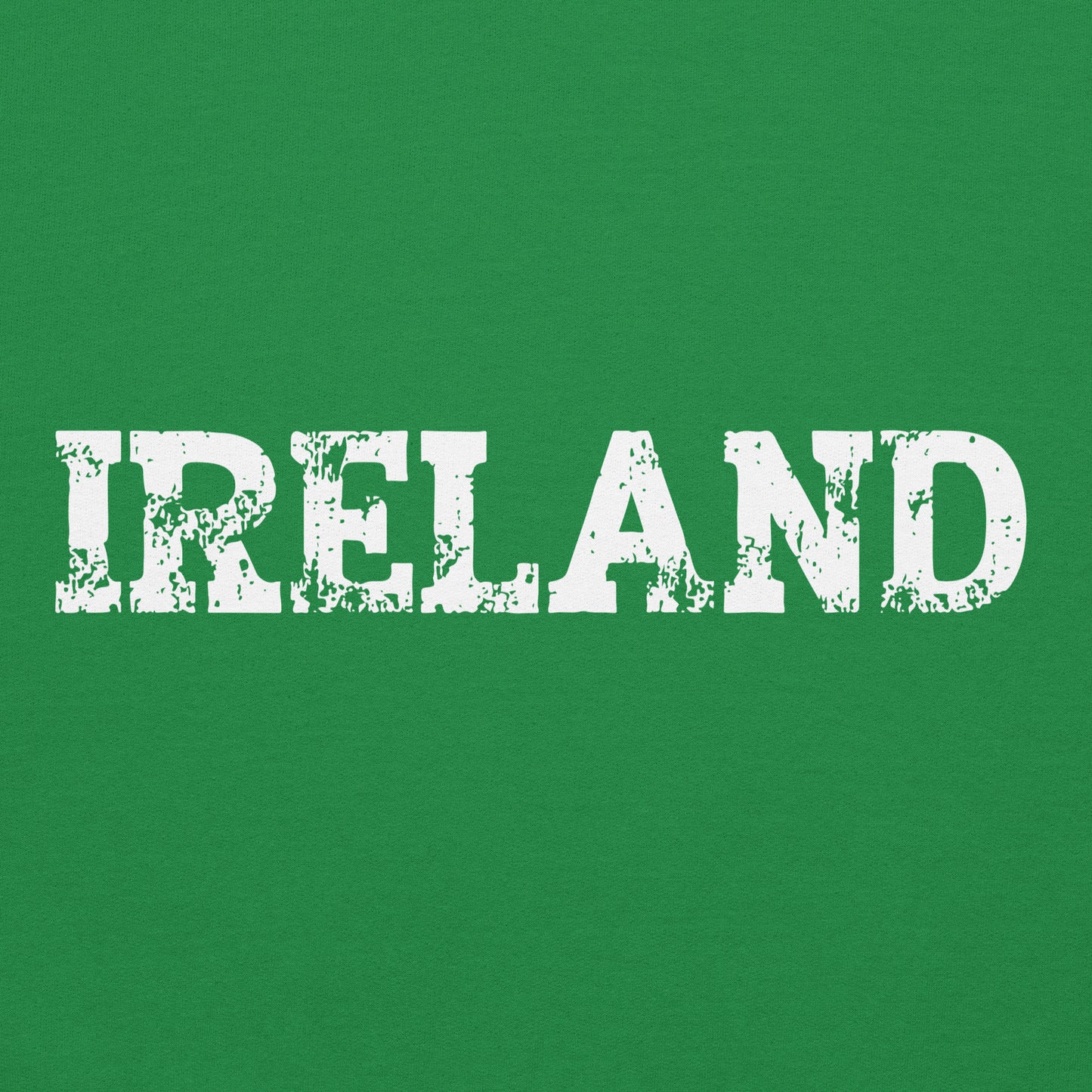 Irland - Distressed Font Unisex Kapuzenpullover