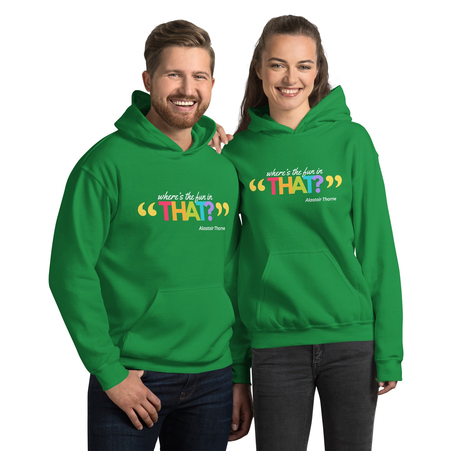 Alastair Zitat - Unisex Kapuzenpullover