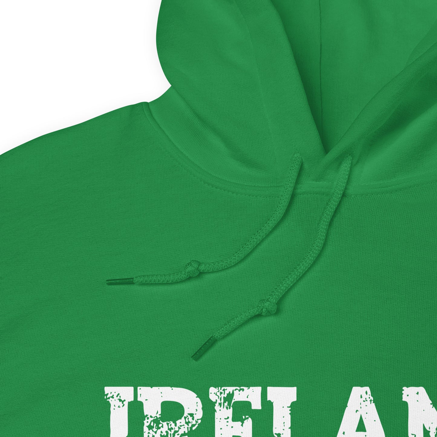 Irland - Distressed Font Unisex Kapuzenpullover