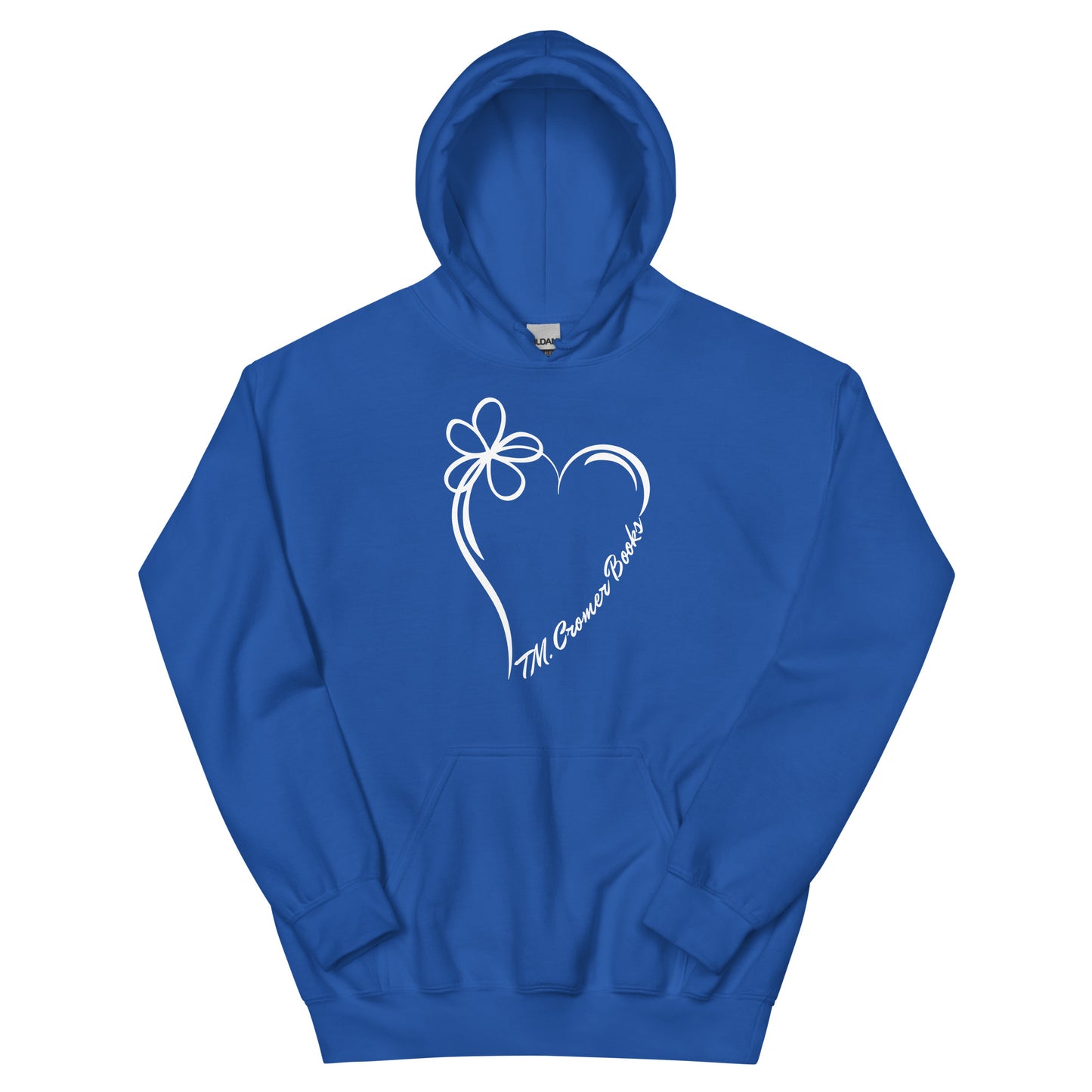 TMC Books Heart - Unisex Hoodie (white/cream design)