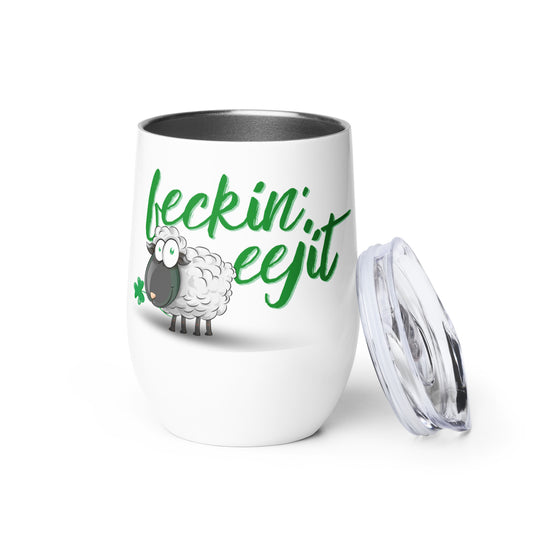 Feckin' Eejit - Wine tumbler