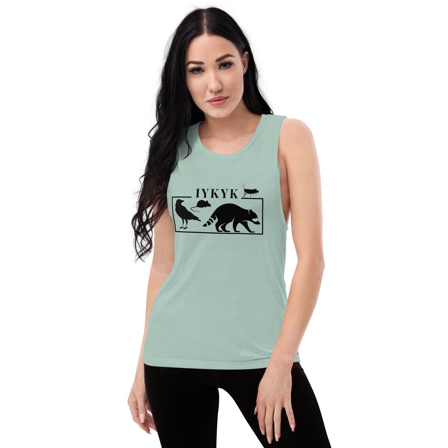 IYKYK - Muscle Tank für Damen (schwarzer Schriftzug)