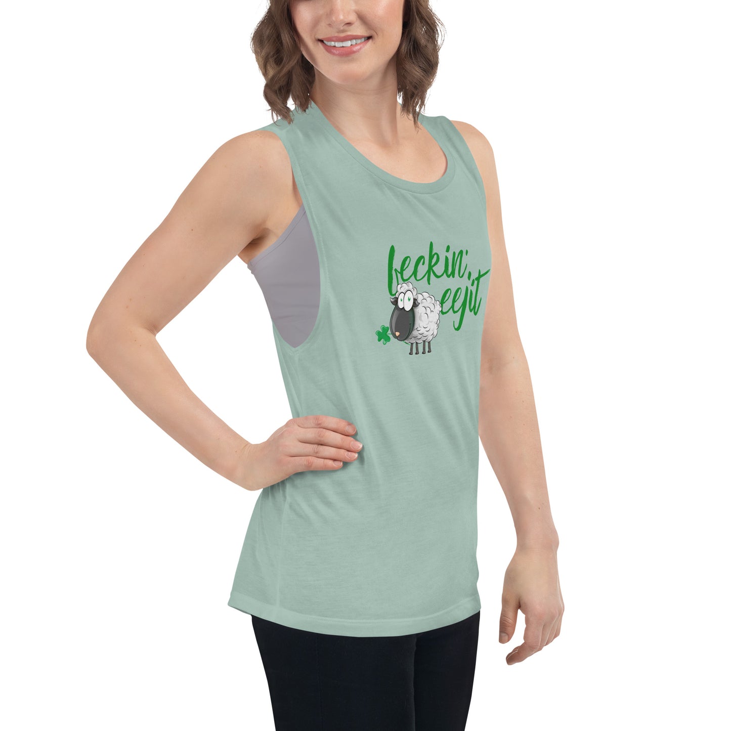 Feckin' Eejit - Muskelshirt für Damen